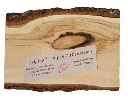 Hersteller-Set: Österreichisches ALPEN-ZIRBENKISSEN einzigartig - Größe 80 cm x 40 cm, inklusive 550g Zirbenflocken (zur Nachfüllung) - 4