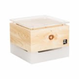 ZirbenLüfter ® Cube Mini cristall für 15 m2, natürlicher Luftbefeuchter und Luftreiniger - 1