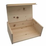 4betterdays.com NATURlich leben! Hochwertige Brotdose aus massivem Zirbenholz - Brotkasten mit aufklappbarem Deckel 42x26x16 cm (LxBxH) - plastikfrei & nachhaltig - Handarbeit aus - 1