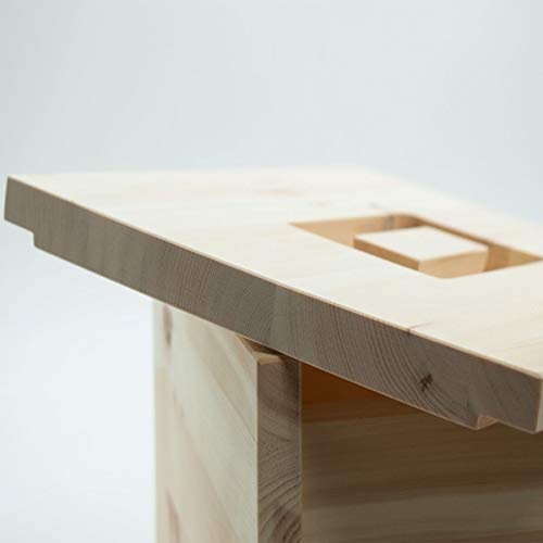 4betterdays.com NATURlich leben! Hochwertige Brotdose aus massivem Zirbenholz - Brotkasten mit abnehmbarem Deckel 30x23x14,5 cm (LxBxH) - Handgemacht in Österreich - 2