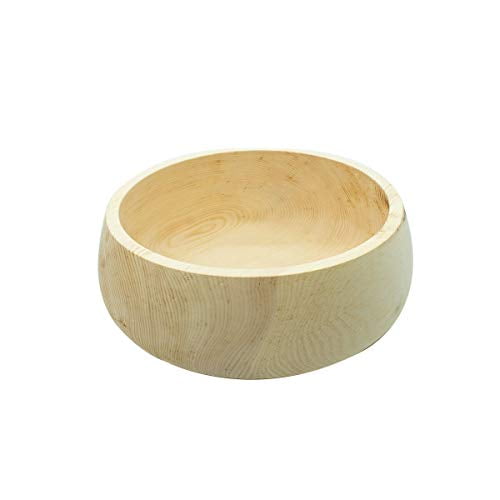 4betterdays.com NATURlich leben! Hochwertiger runder Brotkasten aus massivem Zirbenholz - Brotdose mit abnehmbarem Deckel - in verschiedenen Größen erhältlich 35x35x23 cm (LxBxH) - 7