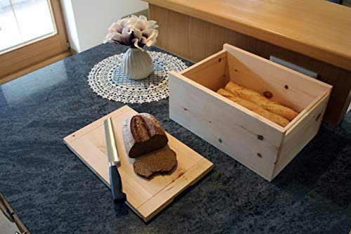 Zirbenbrotbox 35cm x 24cm x 15cm