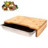 Schneidebrett mit Auffangschale